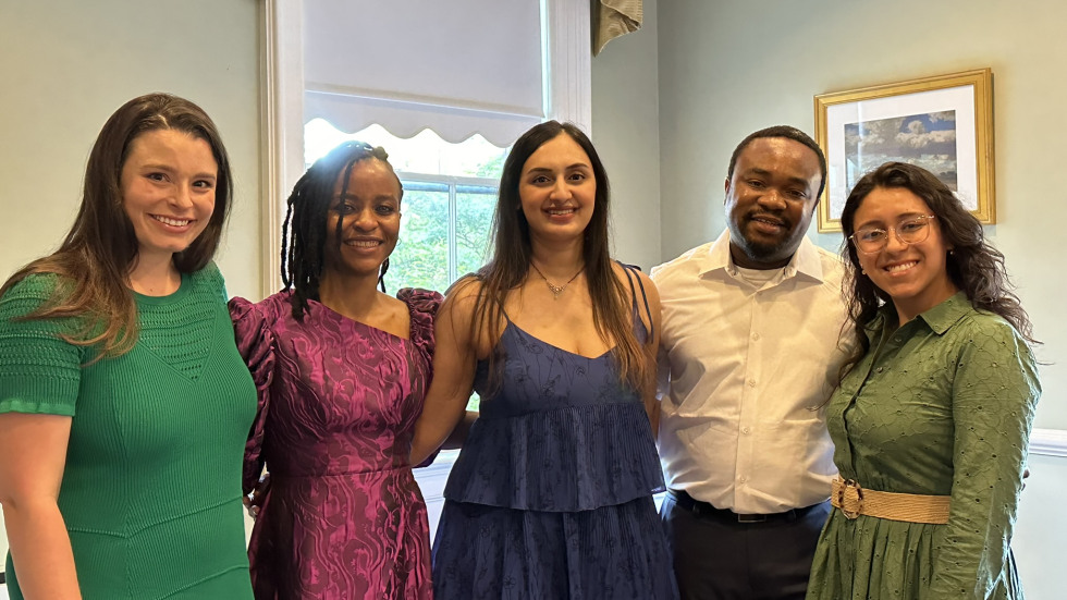 photo of graduating fellows and rising fellows